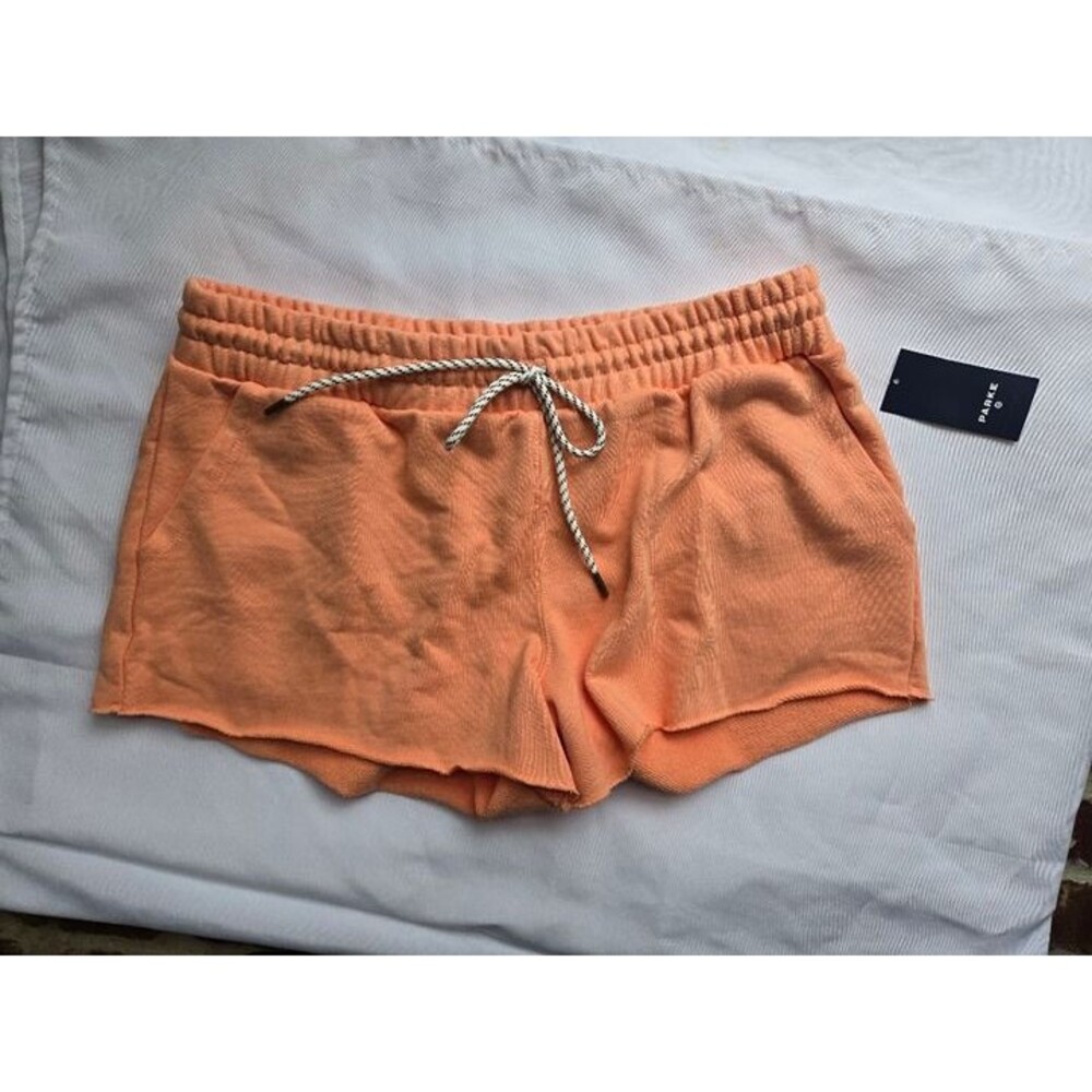 PARKE x Target Pull On Sweatshorts Shorts Peach Orange - Viral - Size MEDIUM NWT